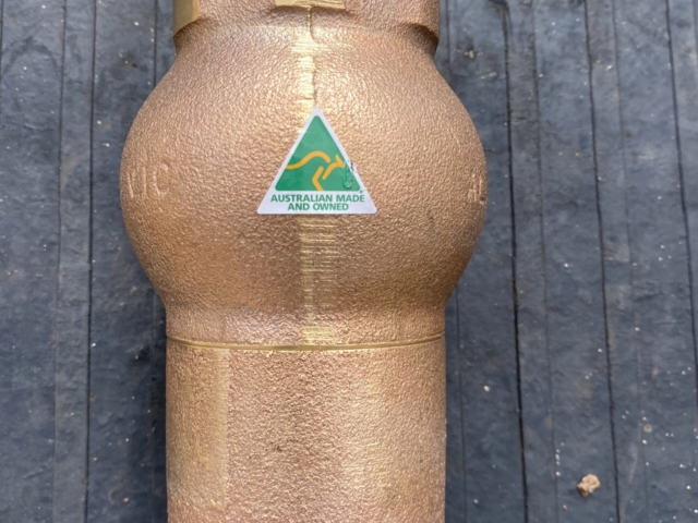 Perth bore water maintenance repairs Replacing a 50mm Alderdice Non Return valve in Carine