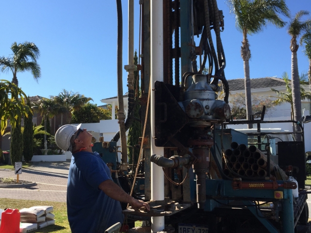 Bore Water Drilling Perth New bore Installing 4 inch bore Casing Sorrento