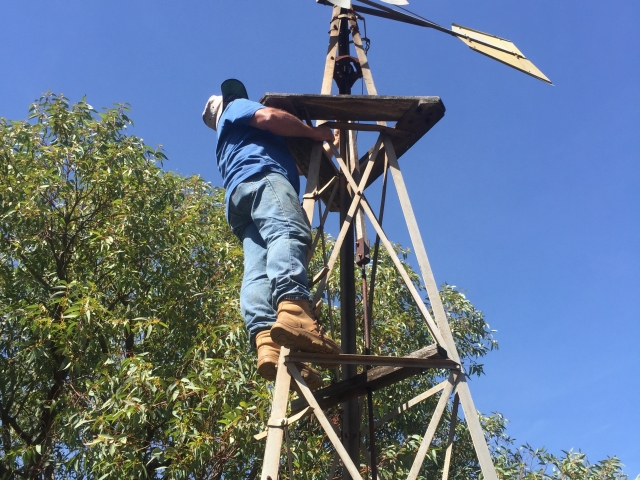 Perth bore pump and reticulation repair service Windmill Repair Gabbadah